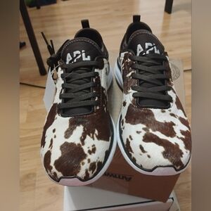 APL Cow Print Sneakers